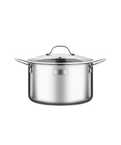 Nồi inox cao cấp 3 lớp đáy liền Trimax 18cm