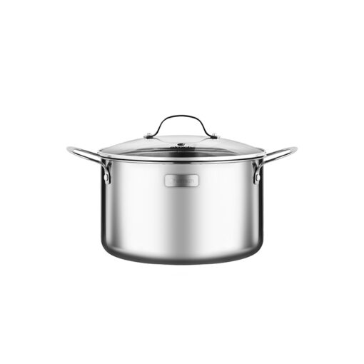 Nồi inox cao cấp 3 lớp đáy liền Trimax 18cm